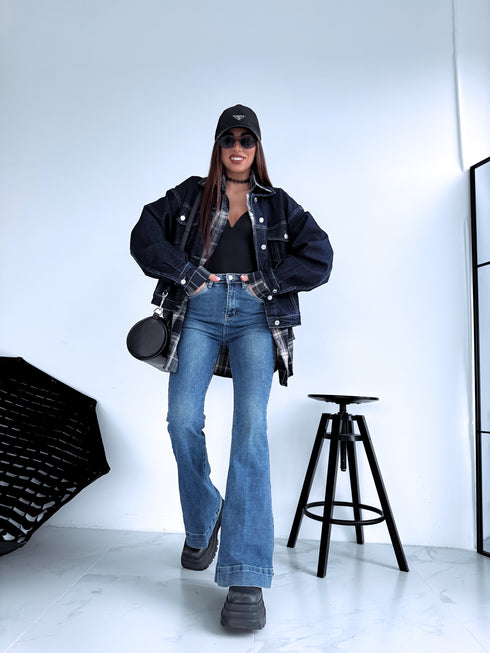 FLARED джинсы "PURE BLUE" 8913